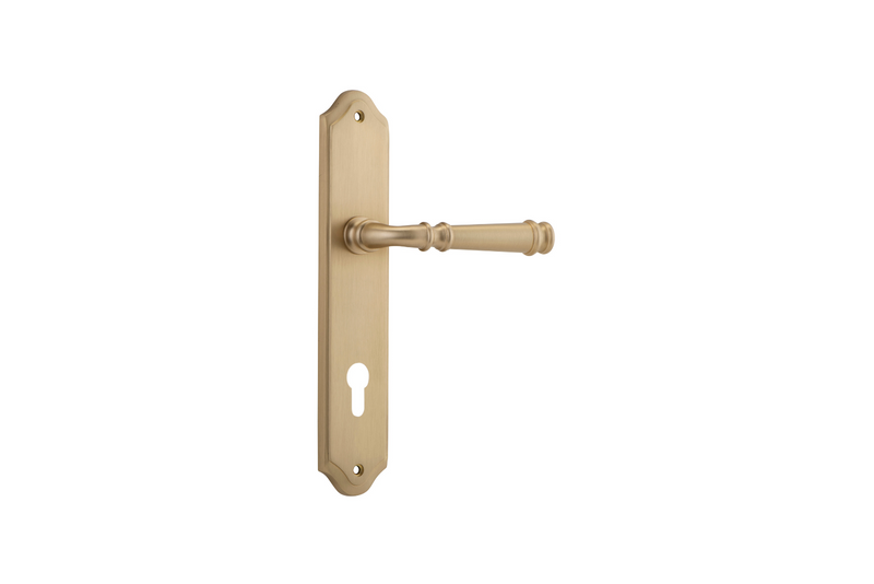 Verona Lever Shouldered Brushed Brass