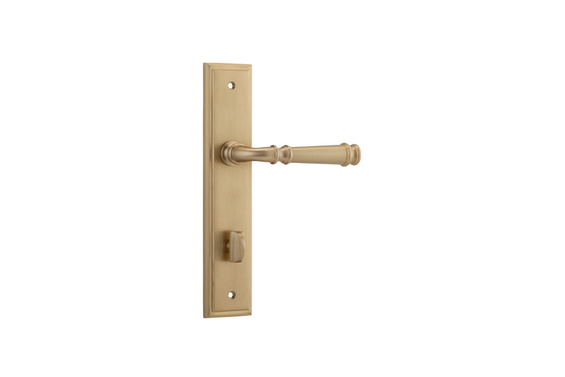 Verona Lever Stepped Brushed Brass