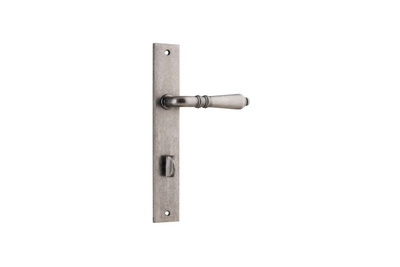 Sarlat Lever Rectangular Distressed Nickel