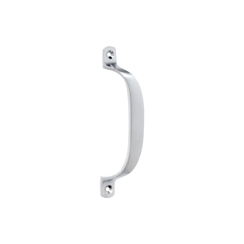 Offset Pull Handle Satin Chrome 130mm