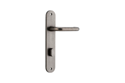 Oslo Lever Oval Distressed Nickel