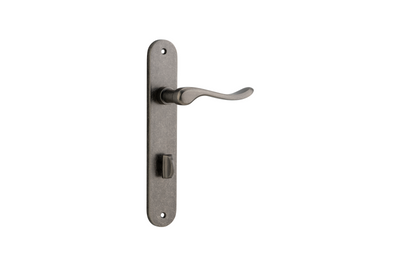 Stirling Lever Oval Distressed Nickel