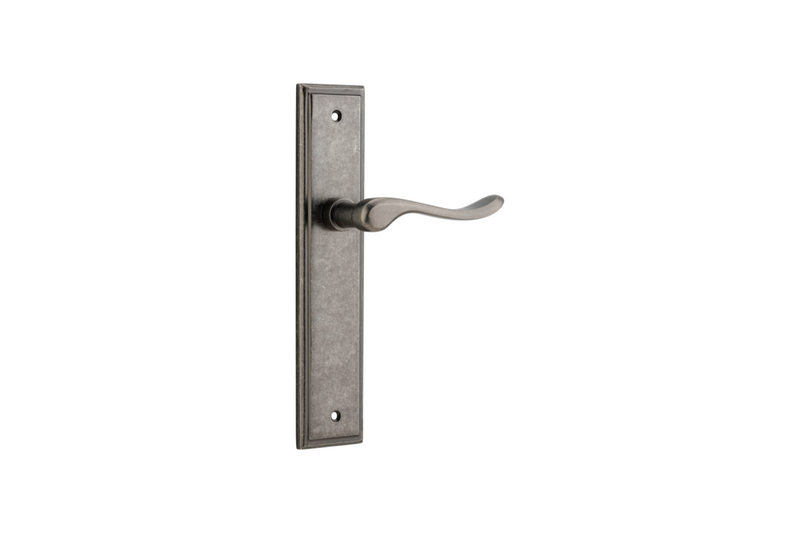 Stirling Lever Stepped Distressed Nickel