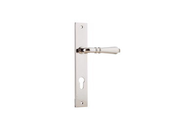 Sarlat Lever Rectangular Polished Nickel