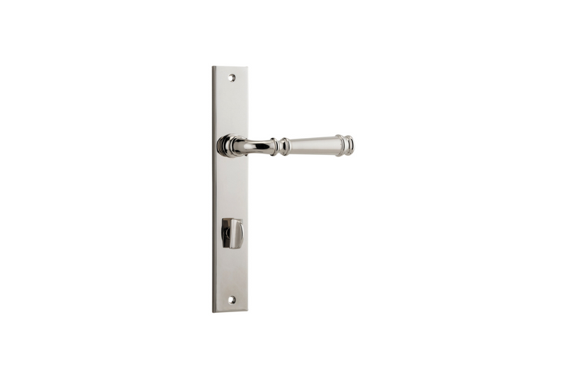 Verona Lever Rectangular Polished Nickel