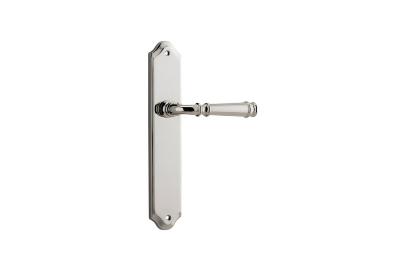 Verona Lever Shouldered Polished Nickel