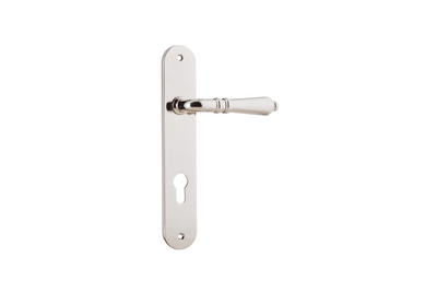 Sarlat Lever Oval Polished Nickel