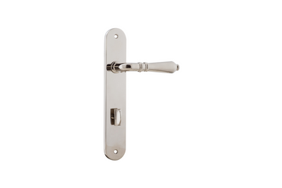 Sarlat Lever Oval Polished Nickel