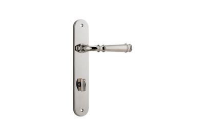 Verona Lever Oval Polished Nickel