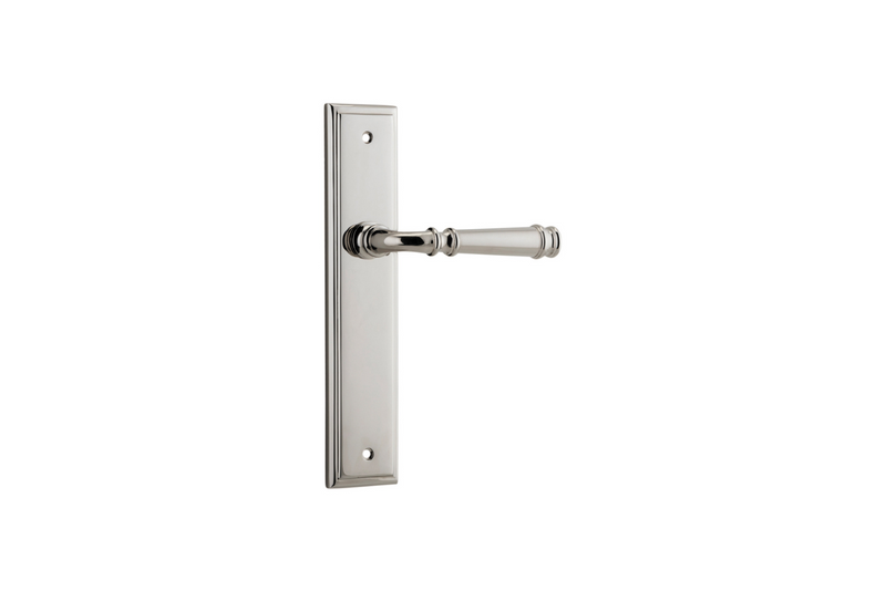 Verona Lever Stepped Polished Nickel