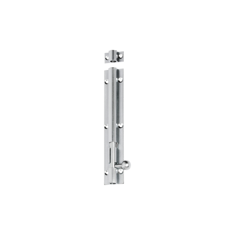 Barrel Bolt Satin Chrome 150mm