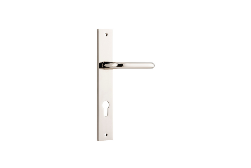 Oslo Lever Rectangular Polished Nickel