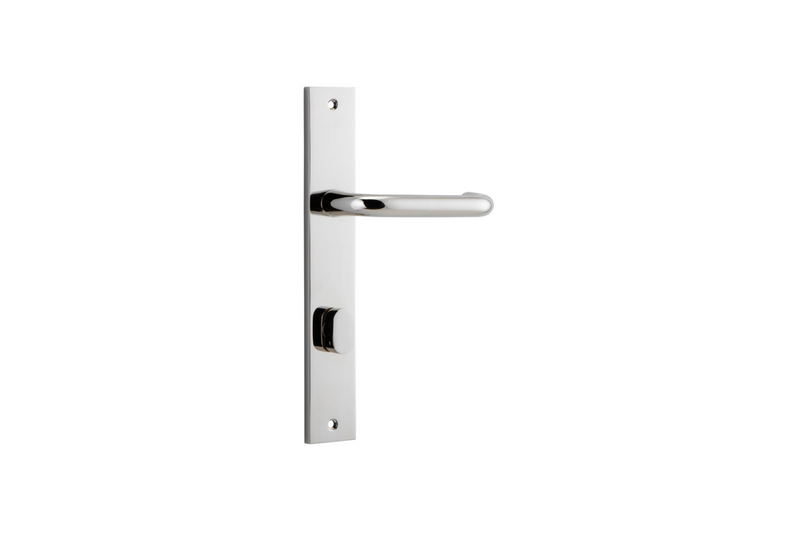 Oslo Lever Rectangular Polished Nickel