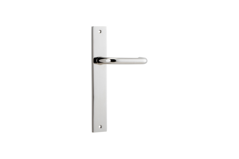 Oslo Lever Rectangular Polished Nickel