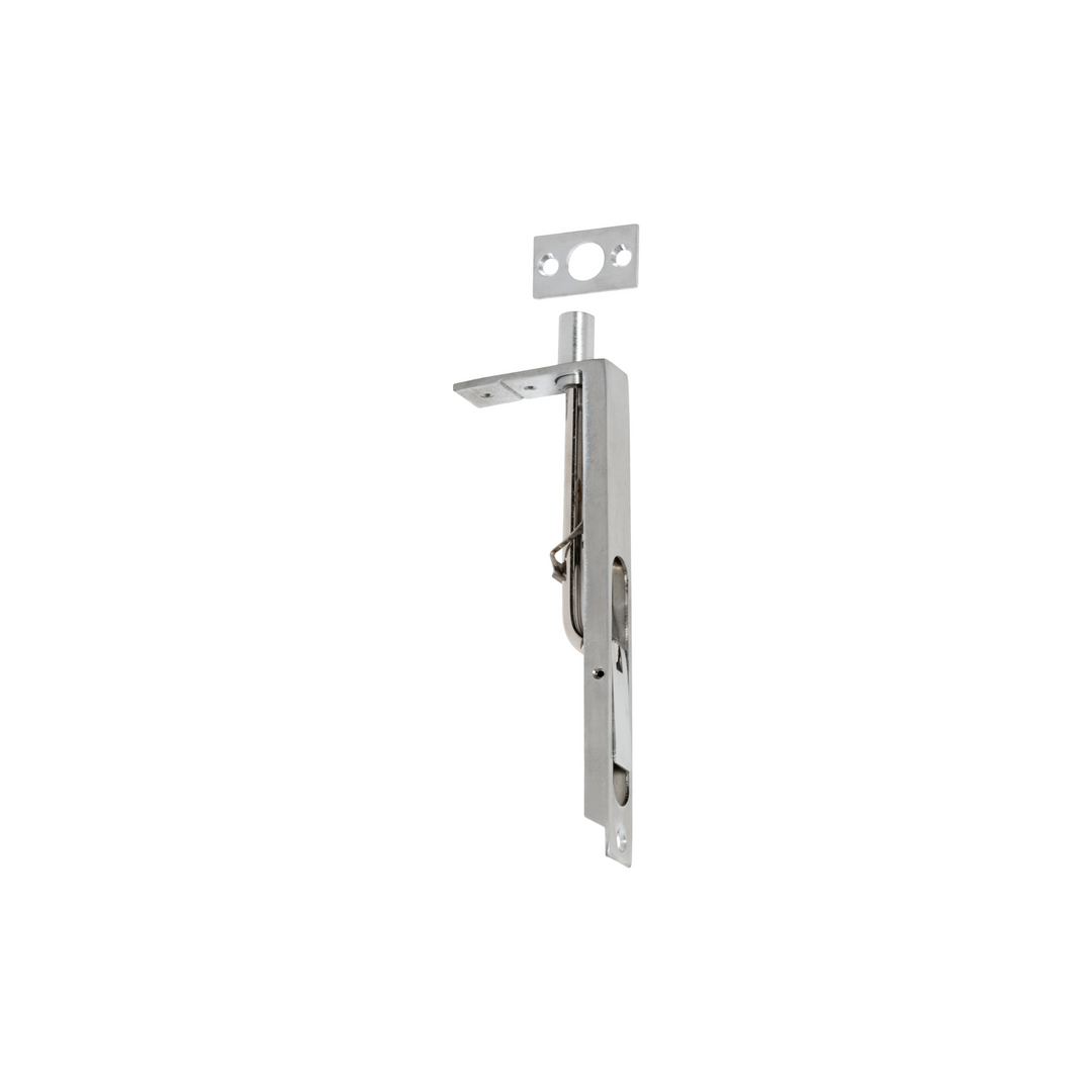 Flush Bolt Satin Chrome 150mm