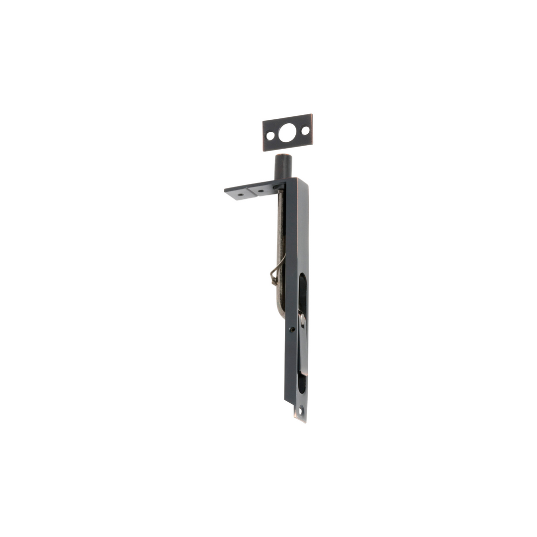 Flush Bolt Antique Copper 150mm
