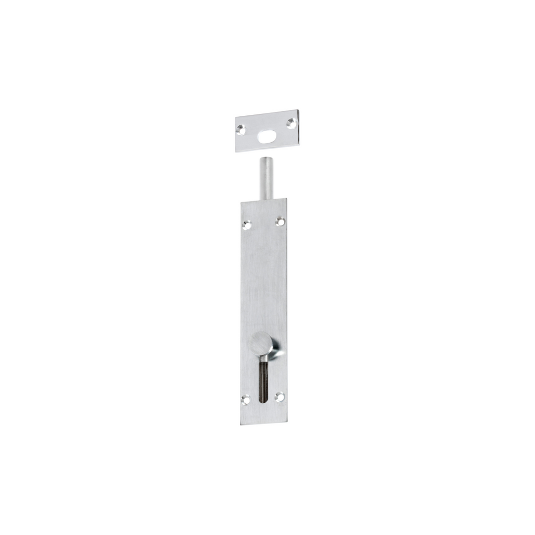 Reverse Barrel Bolt Satin Chrome