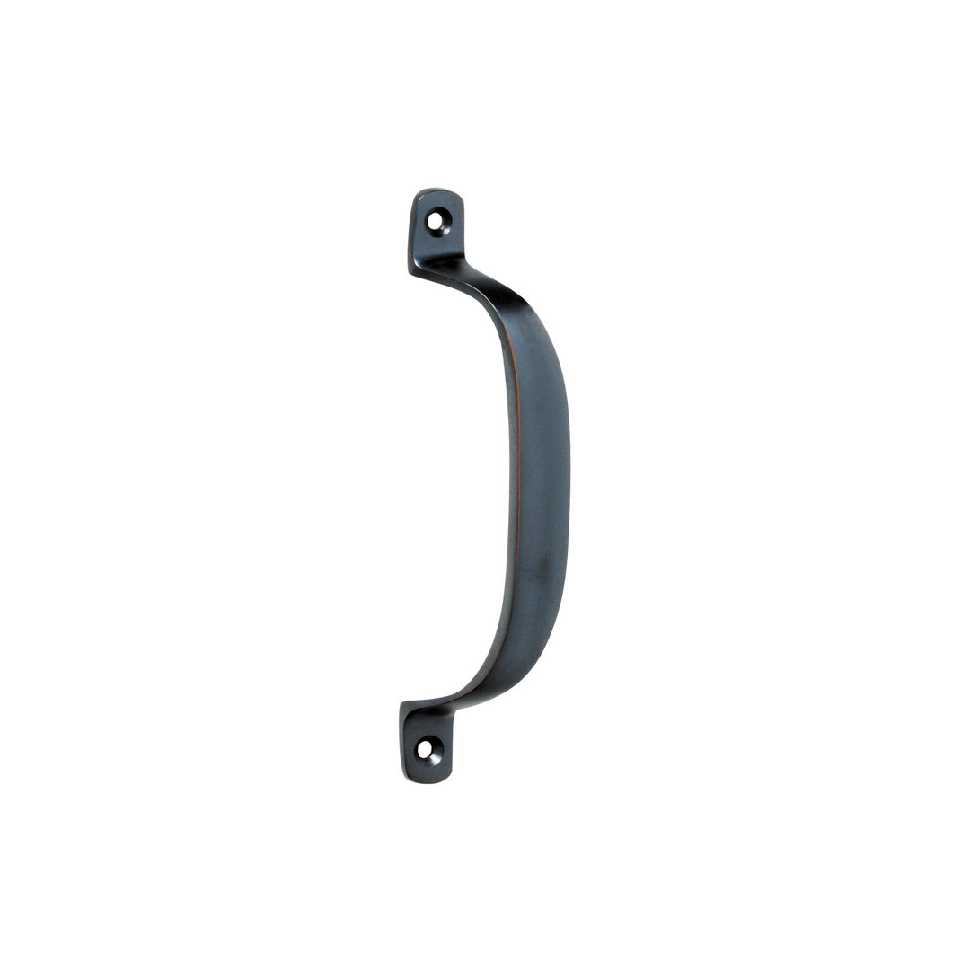 Offset Pull Handle Antique Copper 130mm