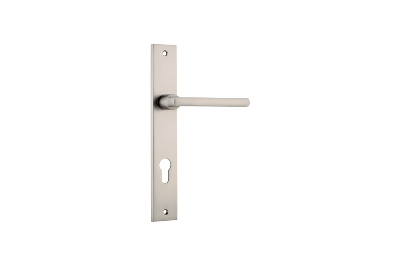 Baltimore Lever Rectangular Satin Nickel