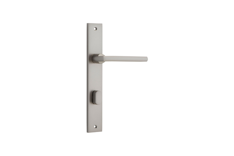 Baltimore Lever Rectangular Satin Nickel