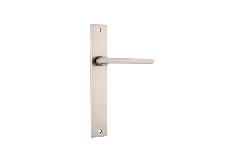 Baltimore Lever Rectangular Satin Nickel