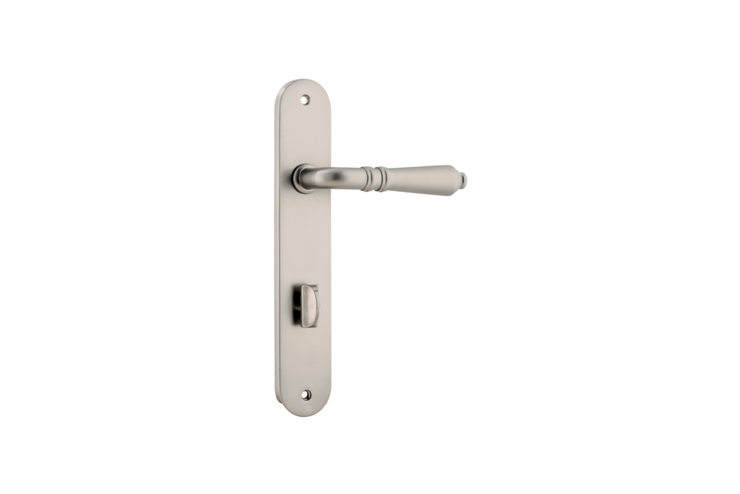 Sarlat Lever Oval Satin Nickel