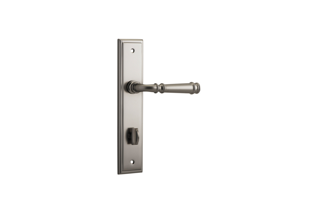 Verona Lever Stepped Satin Nickel