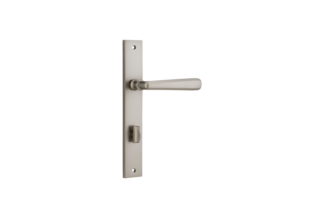Copenhagen Lever Rectangular Satin Nickel