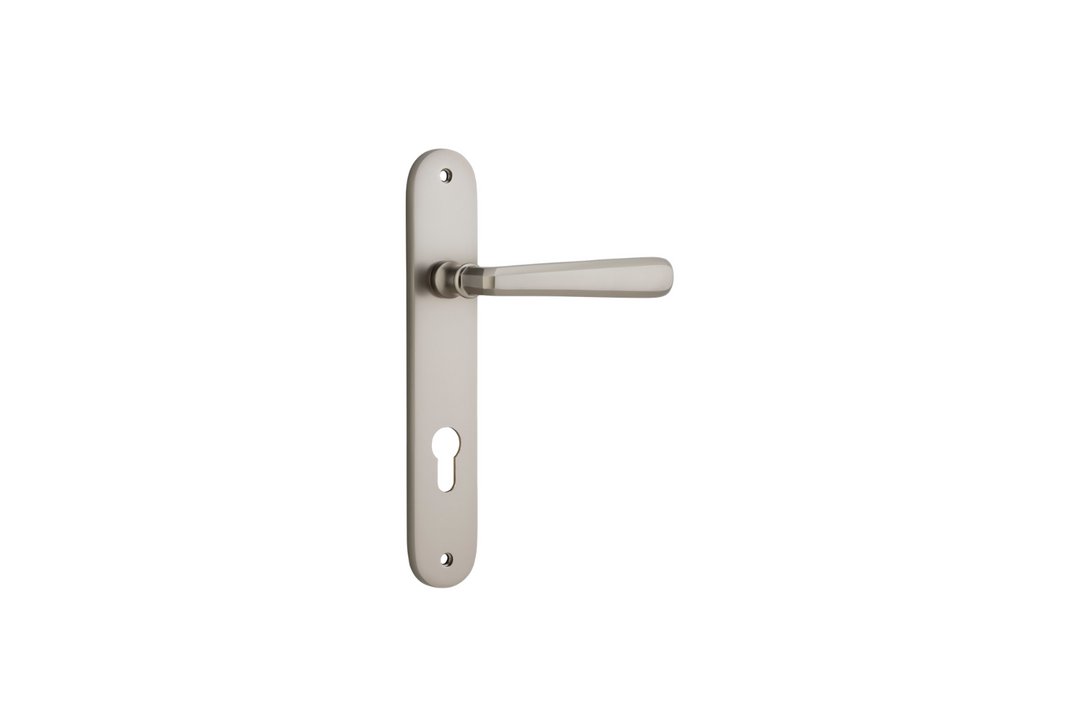Copenhagen Lever Oval Satin Nickel