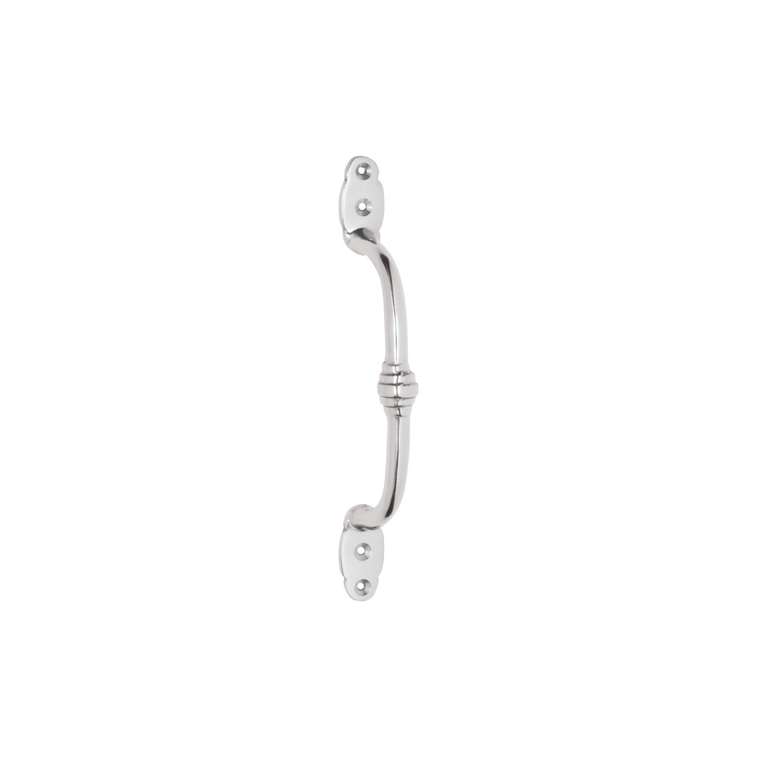 Offset Banded Pull Handle Polished Chrome