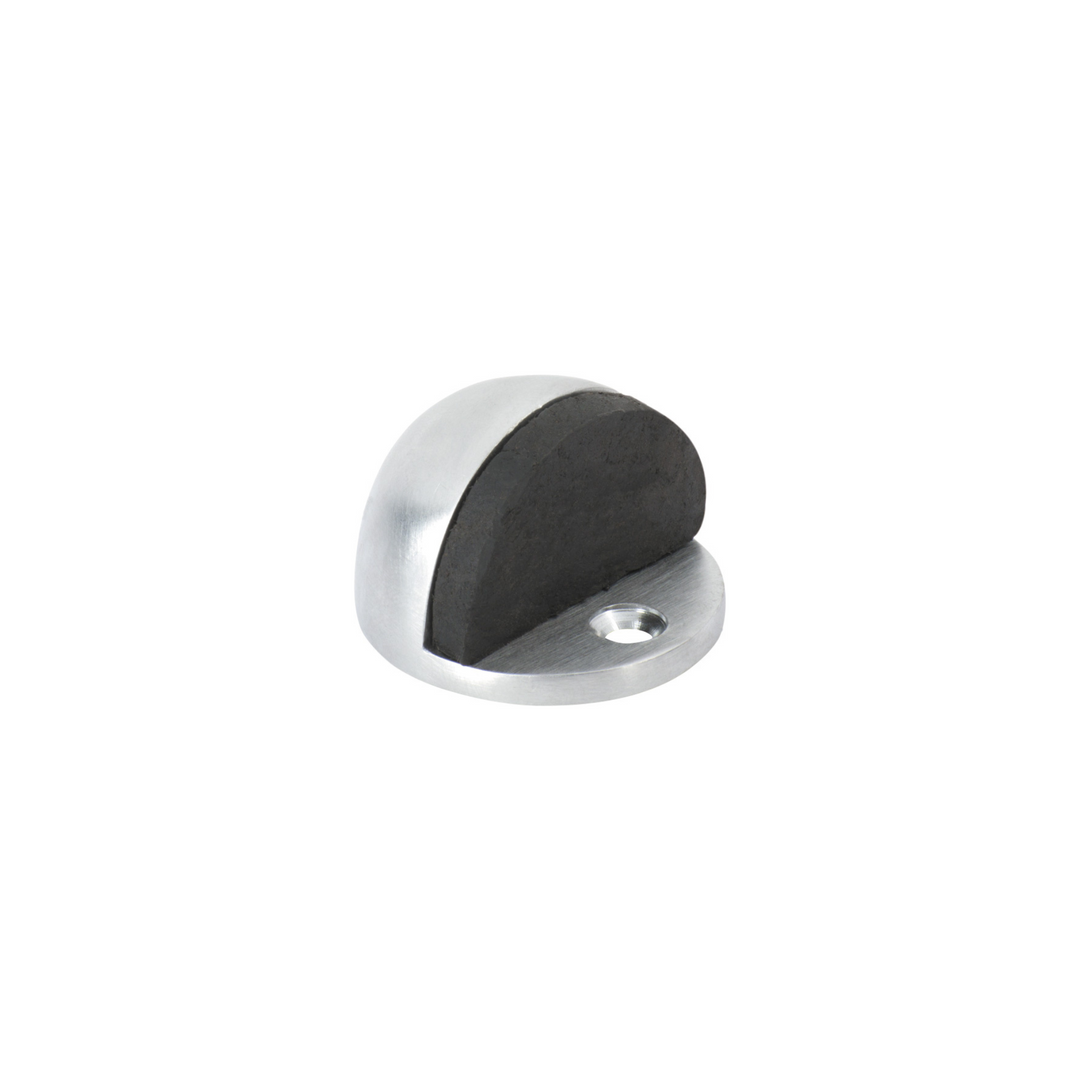 Door Stop - Oval Satin Chrome