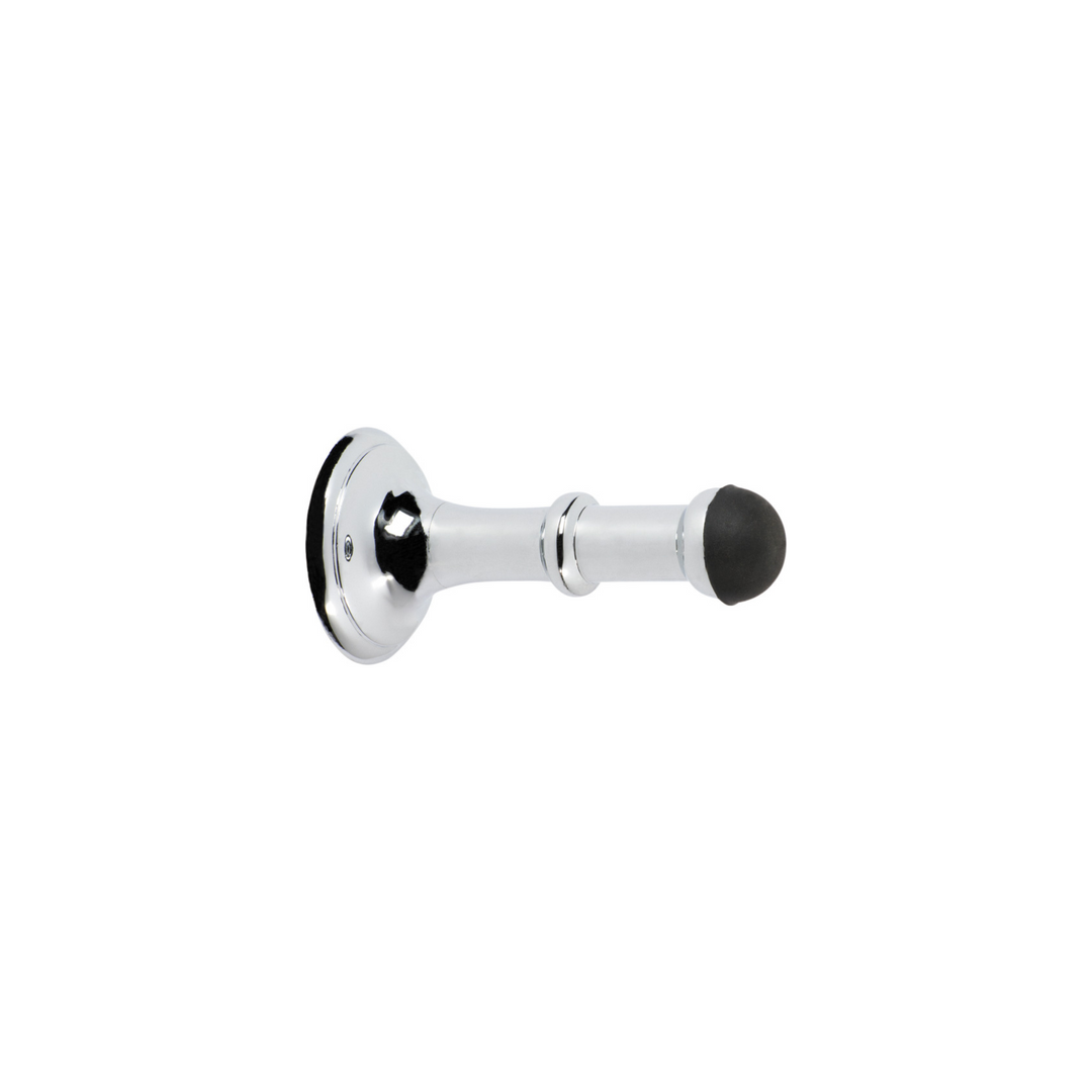 Door Stop - Concealed Fix Polished Chrome 80mm