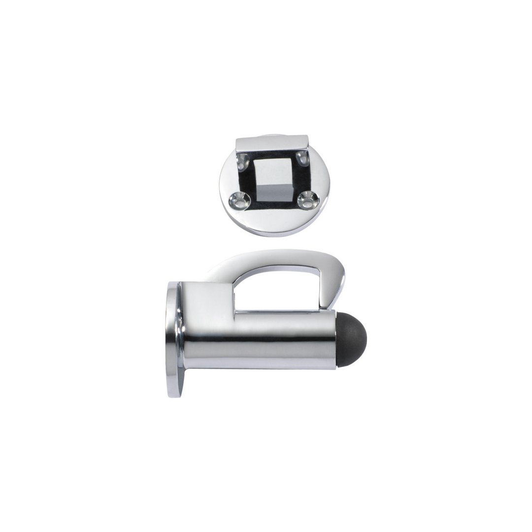 Door Stop - Hook Polished Chrome
