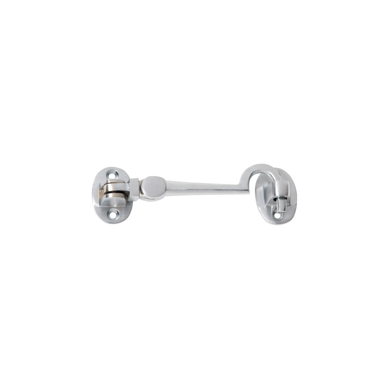 Cabin Hook Satin Chrome 100mm