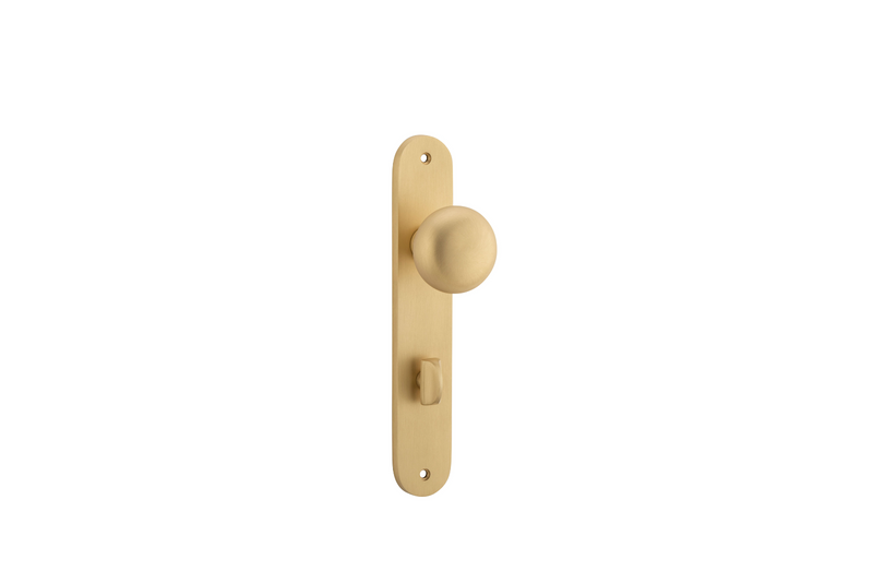 Cambridge Knob Oval Brushed Brass