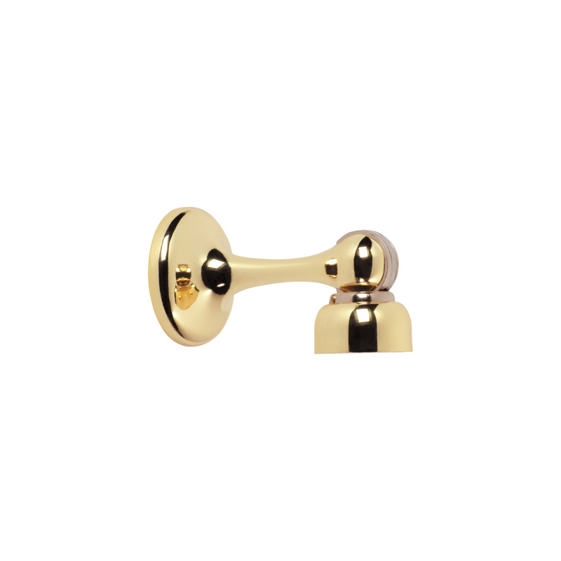 Door Stop - Magnetic Polished Brass