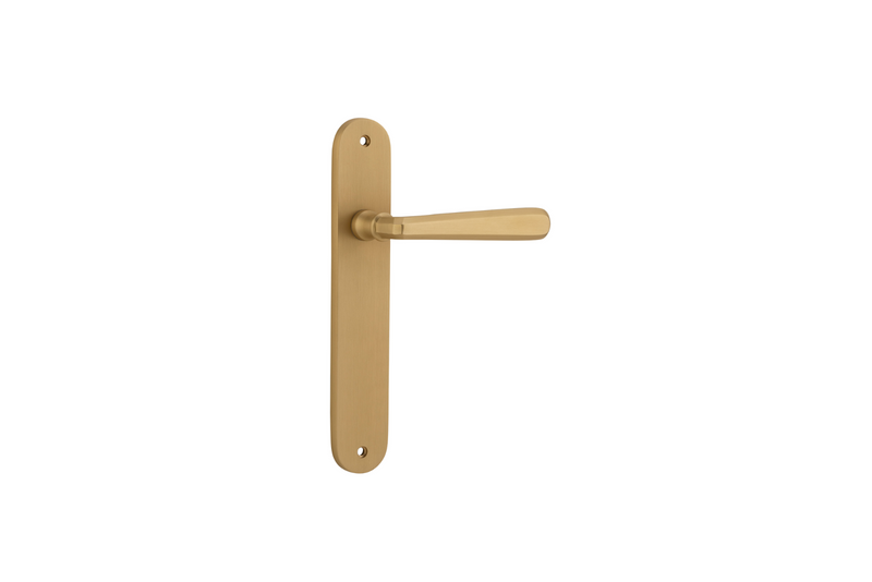 Copenhagen Lever Oval Brushed Brass