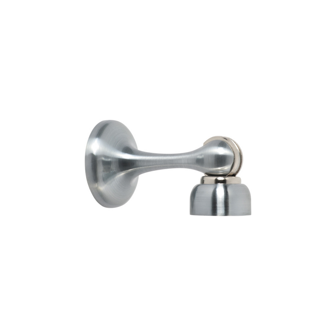 Door Stop - Magnetic Satin Chrome