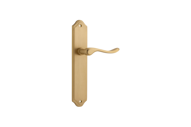 Stirling Lever Shouldered Brushed Brass