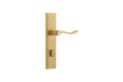 Stirling Lever Stepped Brushed Brass