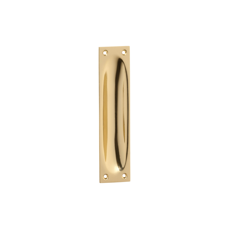 Classic Flush Pull Large Polished Brass