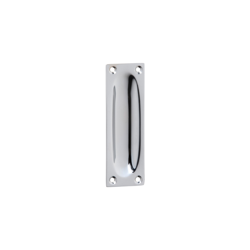 Classic Flush Pull Small Satin Chrome