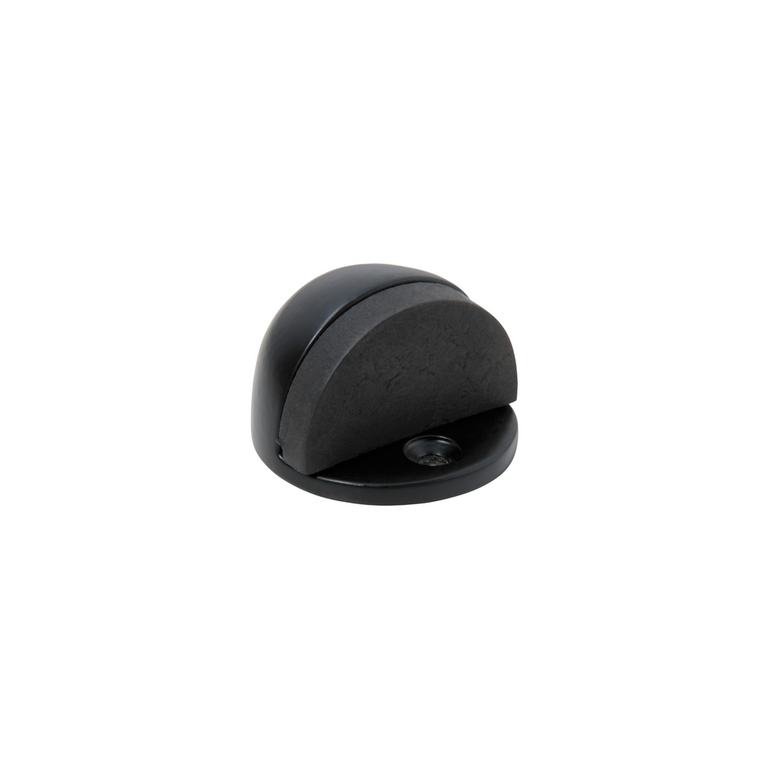 Door Stop - Oval Matt Black
