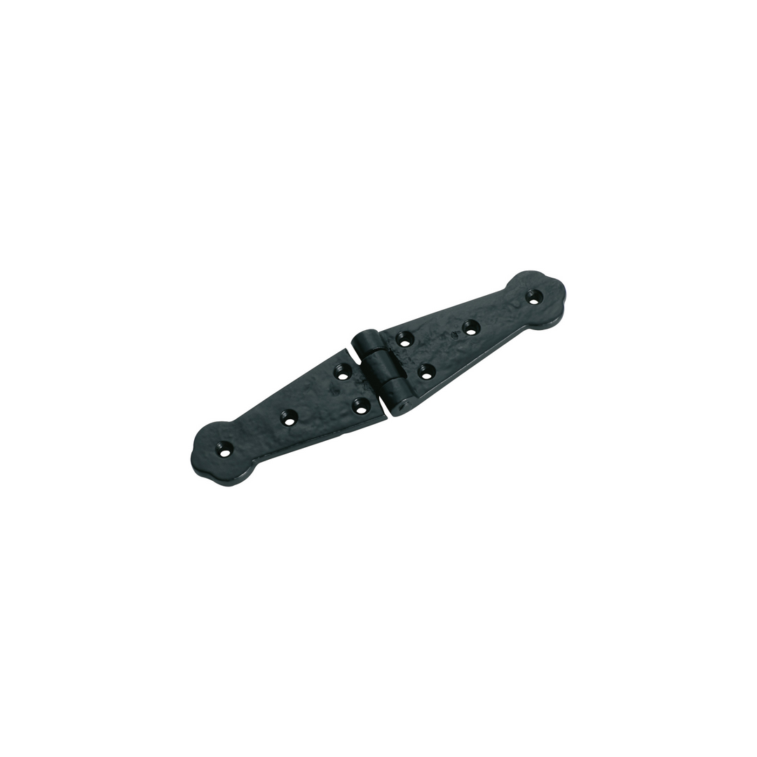 Strap Hinge Matt Black 165mm x 35mm
