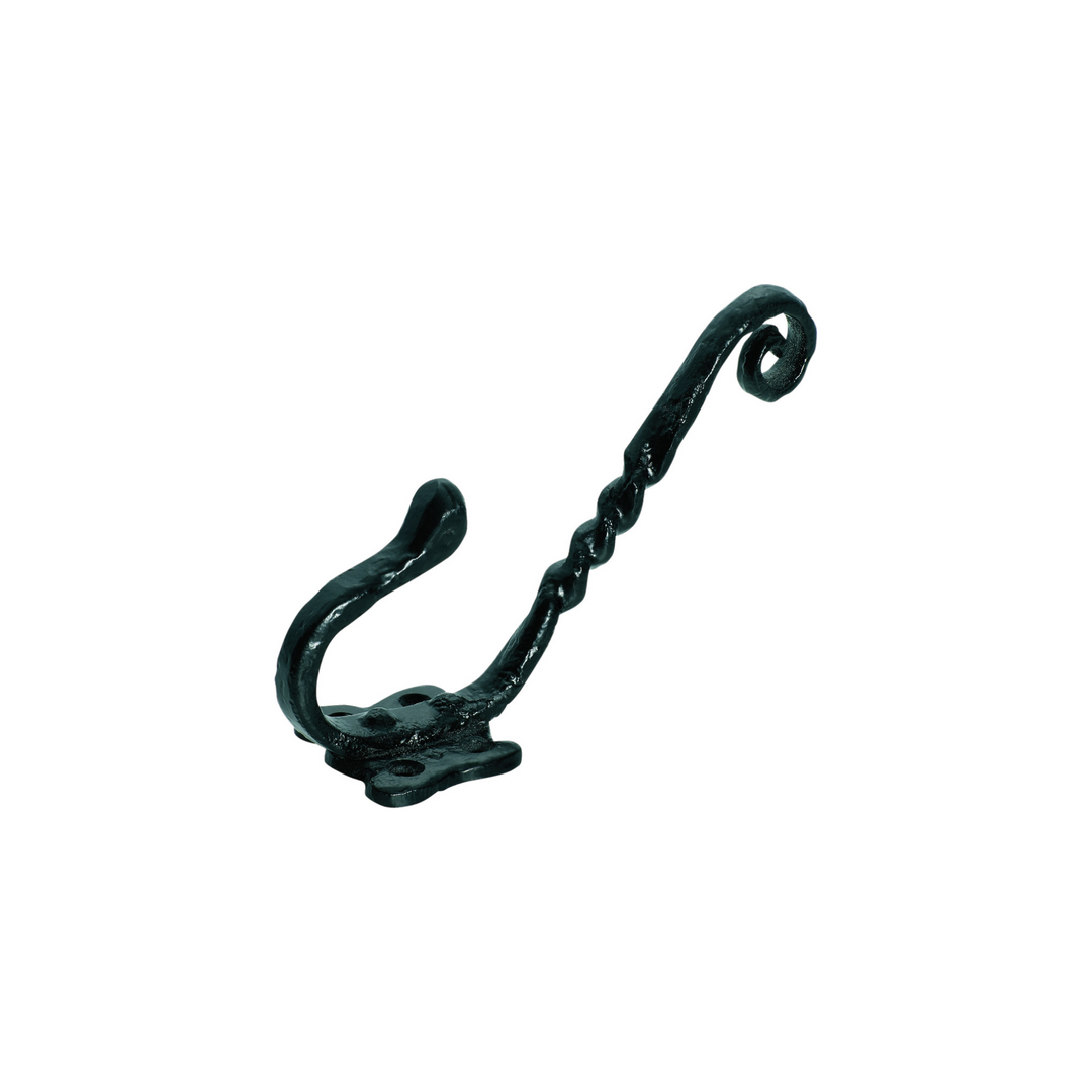 Hat & Coat Hook - Old English Matt Black