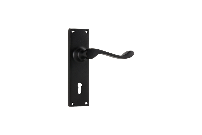 Victorian Lever Matt Black