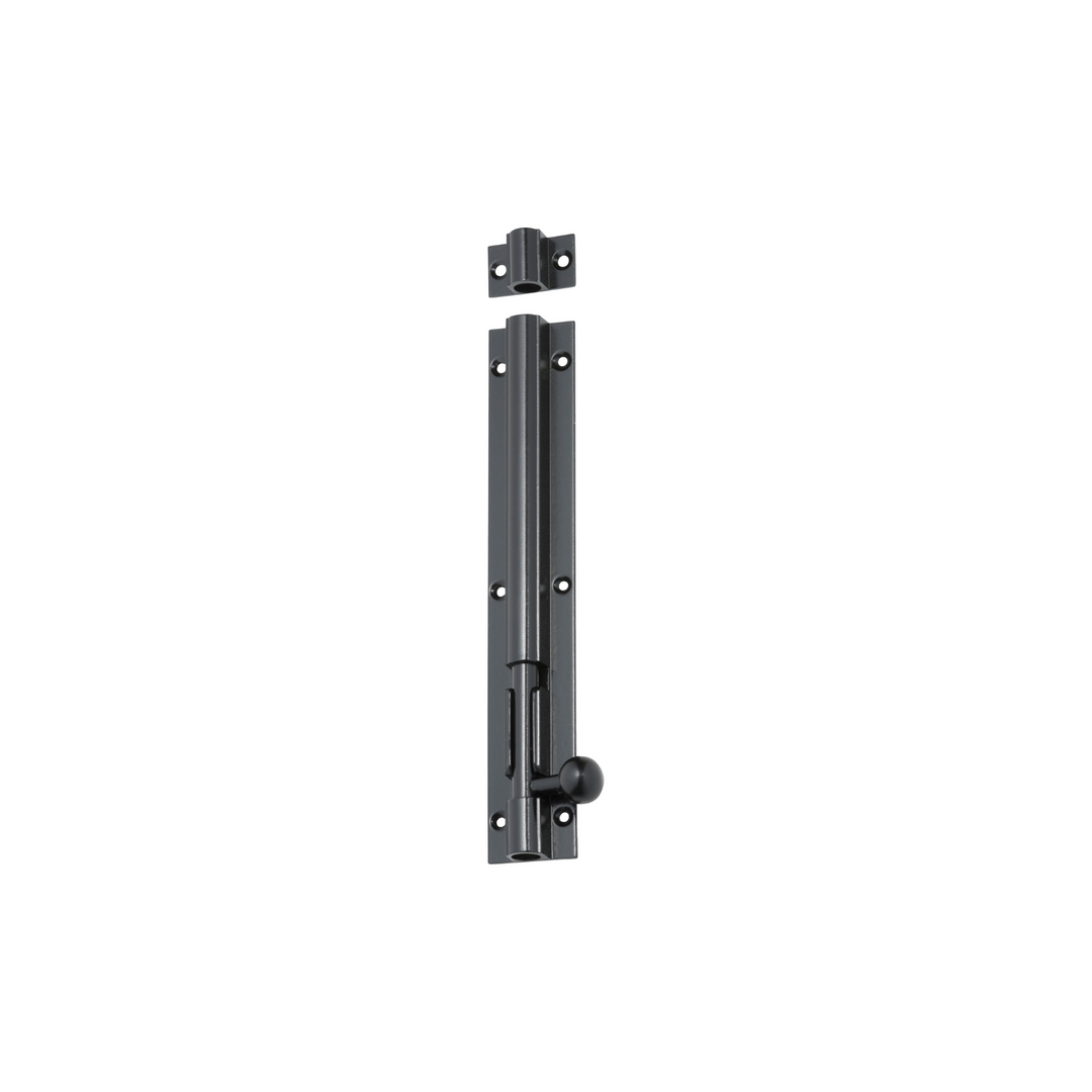 Barrel Bolt Matt Black 150mm
