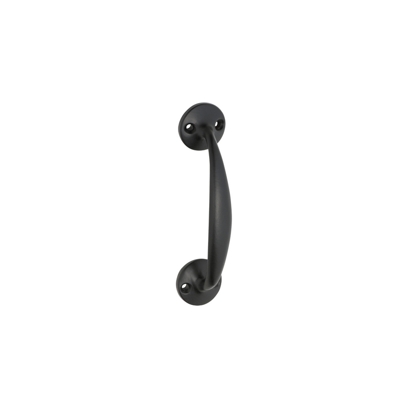 Telephone Pull Handle Matt Black 110mm