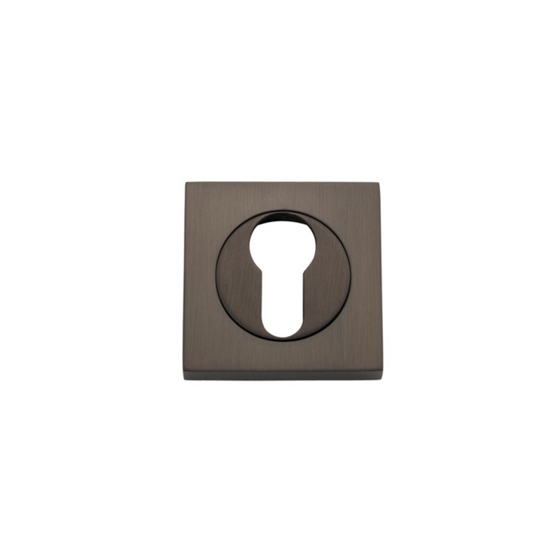 Euro Escutcheon Square Pair Signature Brass