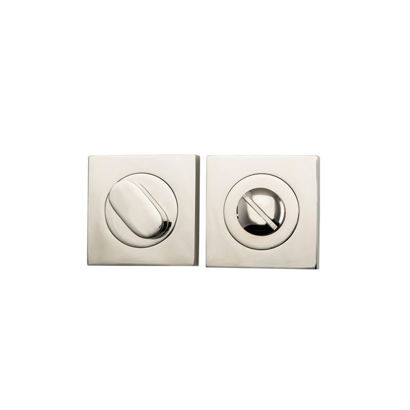 Privacy Turn Square Polished Nickel